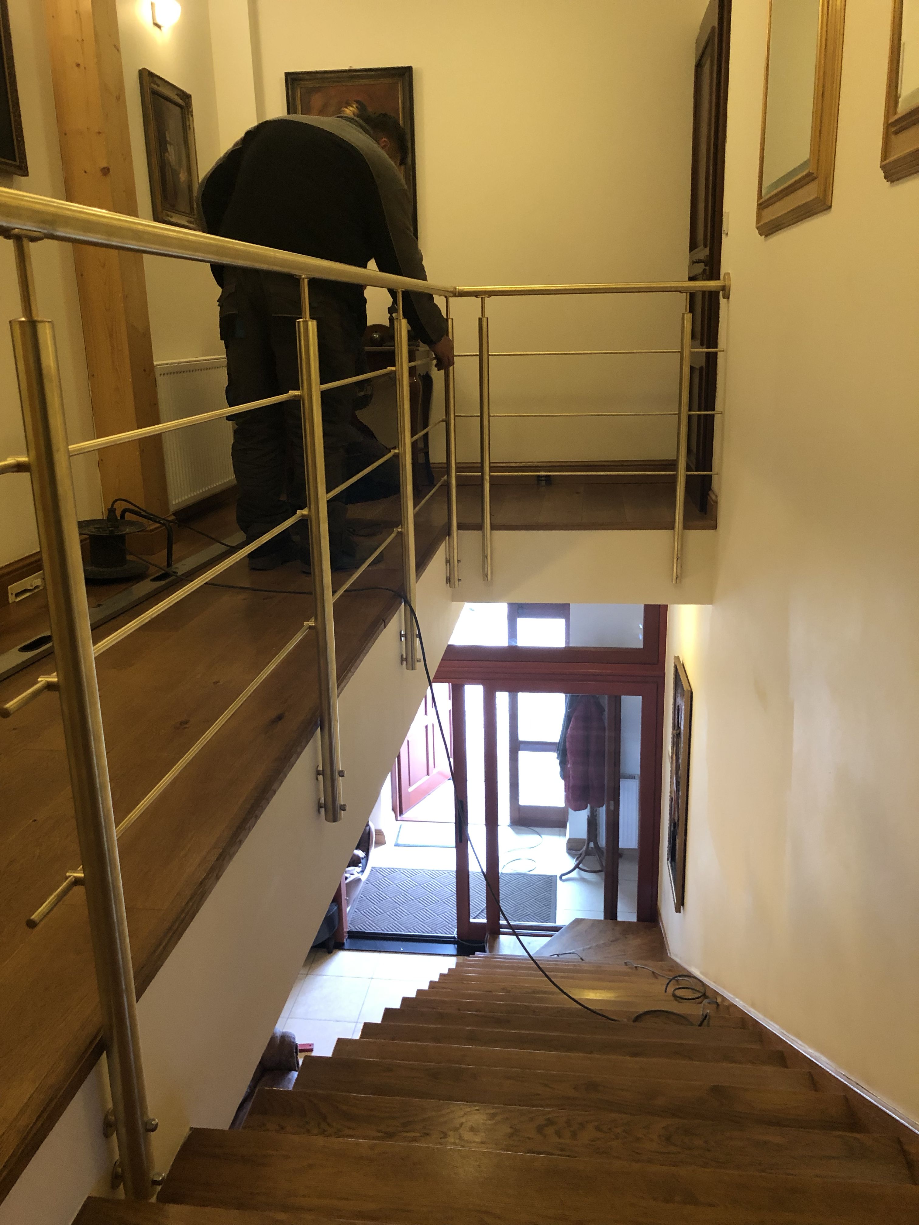Balustrada mosiężna Warszawa – realizacja Balustrady1 nr 1