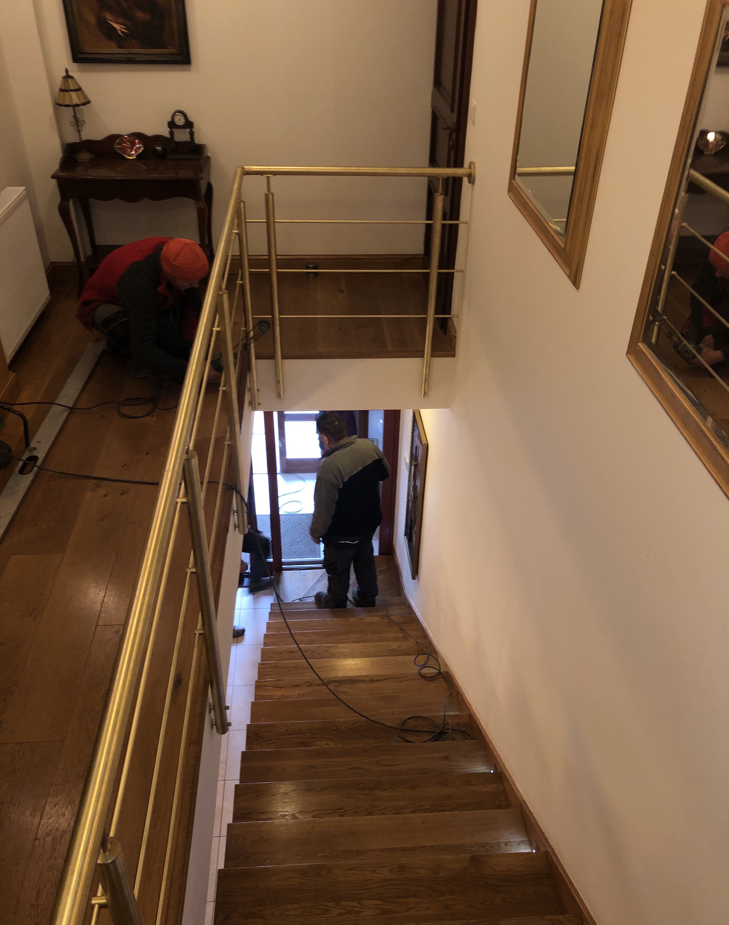 Balustrada mosiężna Warszawa – realizacja Balustrady1 nr 2